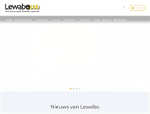 Tablet Screenshot of lewabo.nl